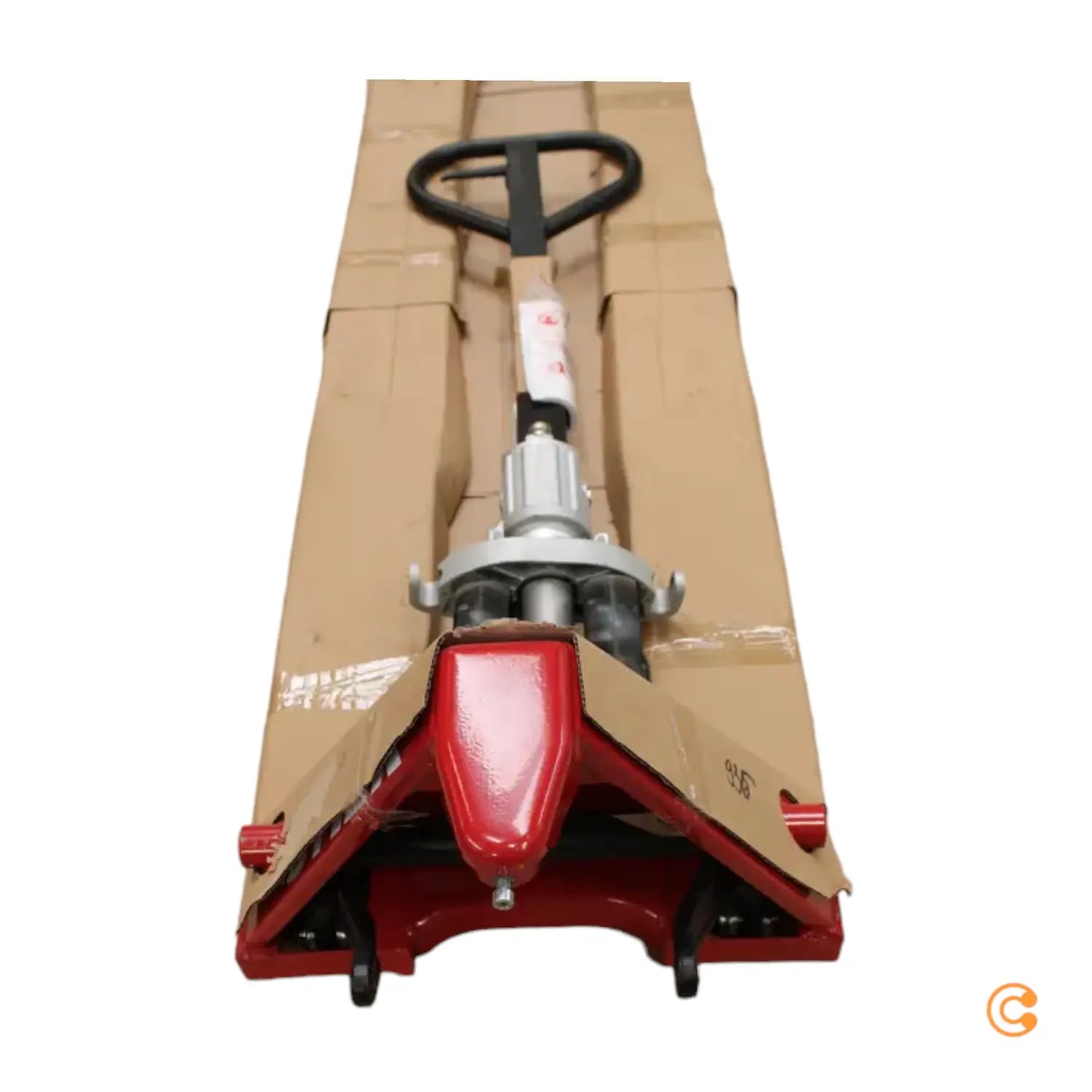 B-Ware Stier Gabelhubwagen Palettenwagen 2000kg 2000mm Nylon Ral3002 Siehe Text - 4251709618577