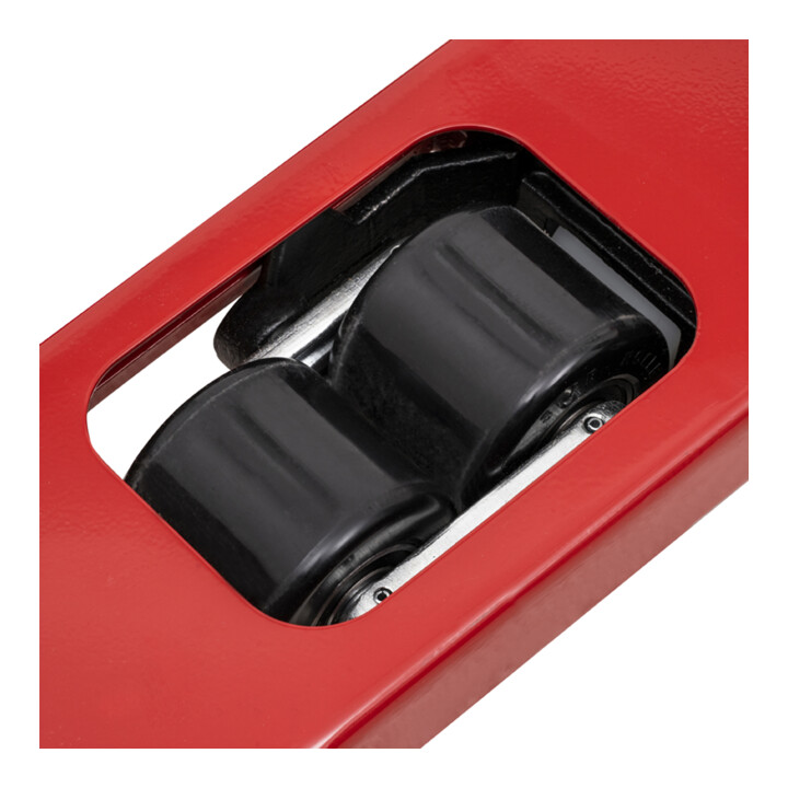 B-Ware Stier Gabelhubwagen Palettenwagen Hubwagen 2000kg 2000mm Nylon Ral3002 - 4251709618577