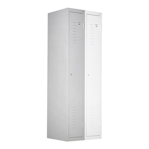 B-Ware Marken Spind 180x30x50 Lichtgrau Anbauelement Garderobenschrank Schrank Umkleide