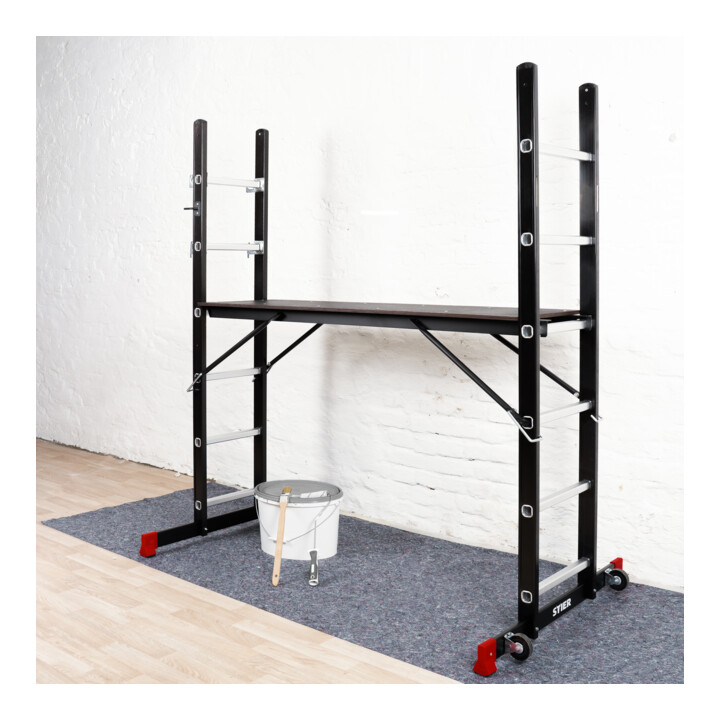 Stier Gerüst Arbeitsbühne Plattform 150 Kg En 131 Flexibel Einsetzbar B-Ware - 4251709619321