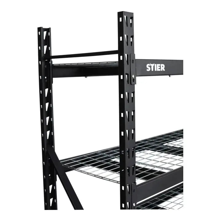 B-Ware Stier Gitterrostregal Lagerregal Fachbodenregal 400 Kg Metall 1830x1950x610mm - 4251709625278
