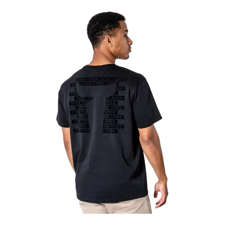 B-Ware Stier Heavy Tee Shirt T Shirt Schwarz Black Baumwolle Herren Beruf Größe L - 4251709628705