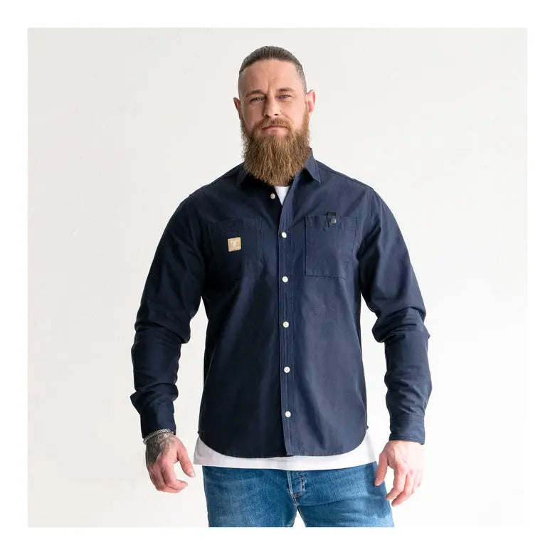 B-Ware Stier Work Shirt Hemd Arbeitshemd Canvas Bci Baumwolle Xl Navy Arbeitsklamotten - 4251709638223