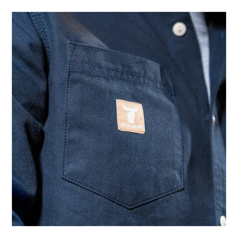 B-Ware Stier Work Shirt Hemd Arbeitshemd Canvas Bci Baumwolle Xl Navy Arbeitsklamotten - 4251709638223