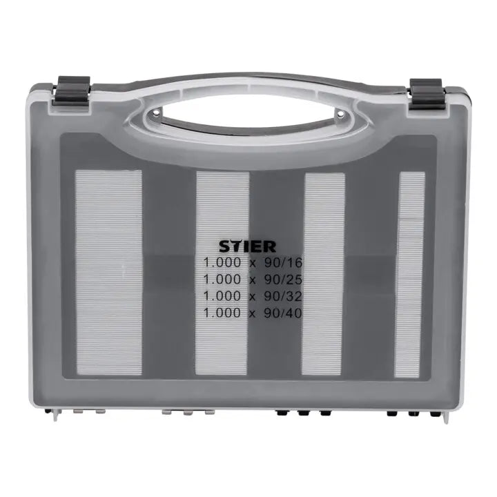 B-Ware Stier Heftklammern Klammern Set Handwerkerkoffer Typ 90 Sortiment 16/25/32/40 Mm - 4251709627906