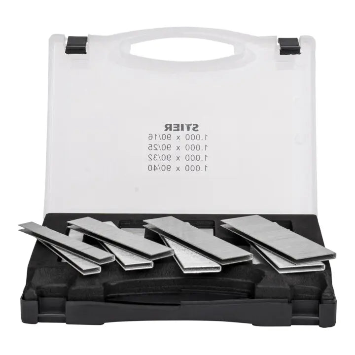 B-Ware Stier Heftklammern Klammern Set Handwerkerkoffer Typ 90 Sortiment 16/25/32/40 Mm - 4251709627906