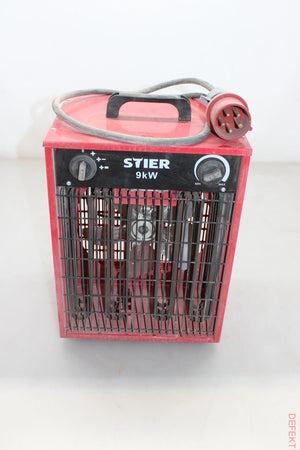 D-Ware Stier Heizlüfter Lüfter Heizer 9k W 1150m³/H Starkstrom Garage Defektware