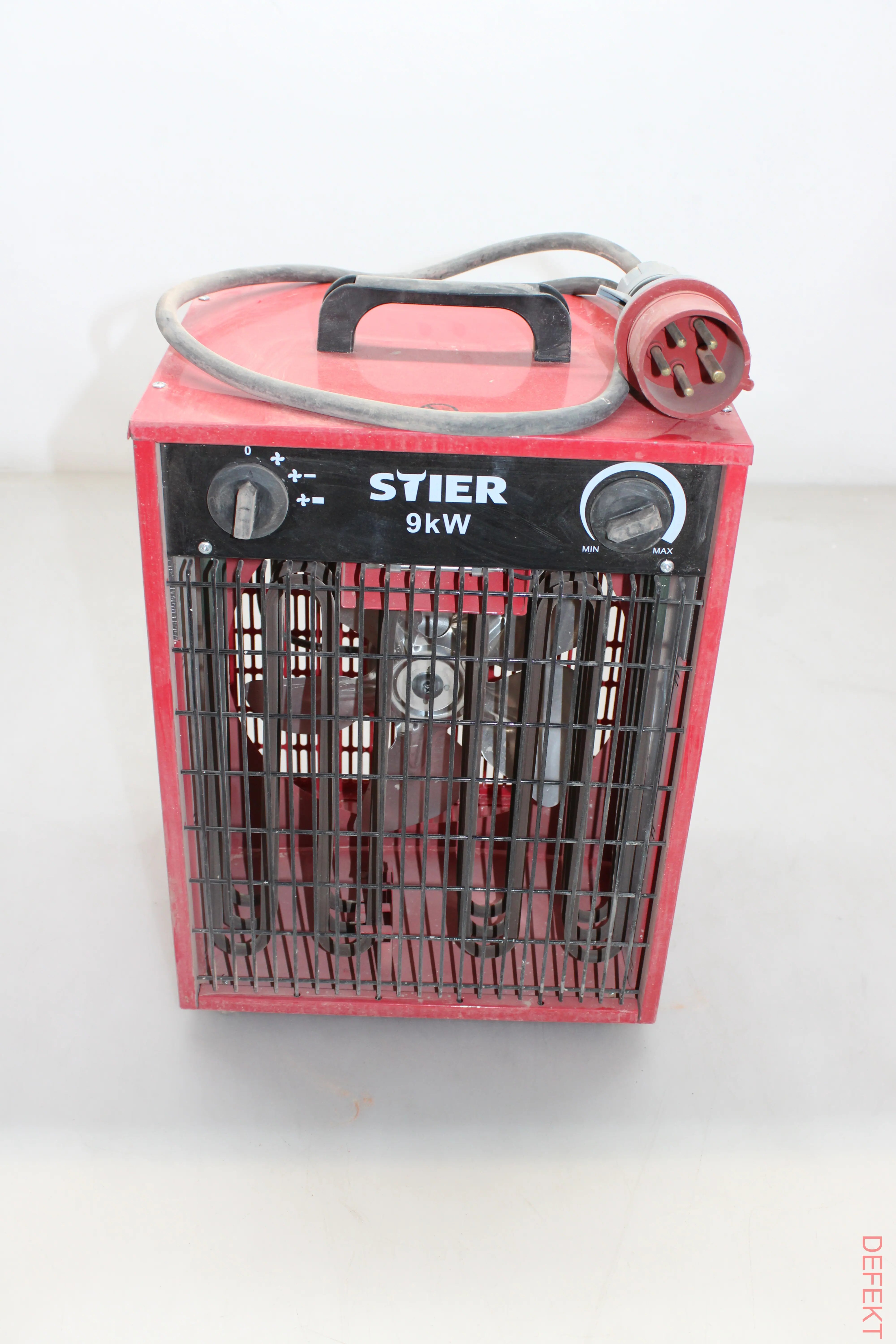 D-Ware Stier Heizlüfter Lüfter Heizer 9k W 1150m³/H Starkstrom Garage Defektware - 4251709615699