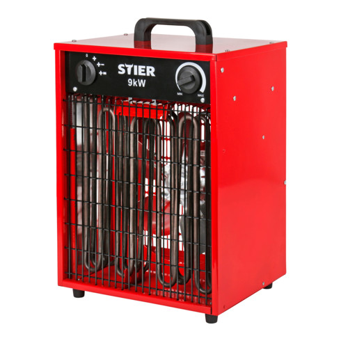 Stier Heizlüfter Lüfter Heizer 9k W 1150m3h Starkstrom Garage Werkstatt Heizung B-Ware - 4251709615699