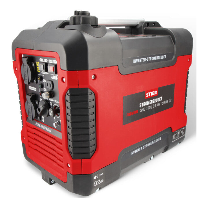Marken Inverter Stromerzeuger Stromversorger Premium SNS-190 1,9 kW 59 dB(A) - 4251709616924