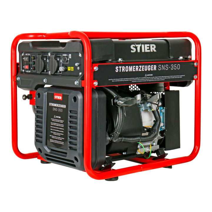 Marken Stromerzeuger Sns 350 Strom 3500 W Generator 10 L 38kg Aggregat Erzeuger  B-Ware - 4251709612636