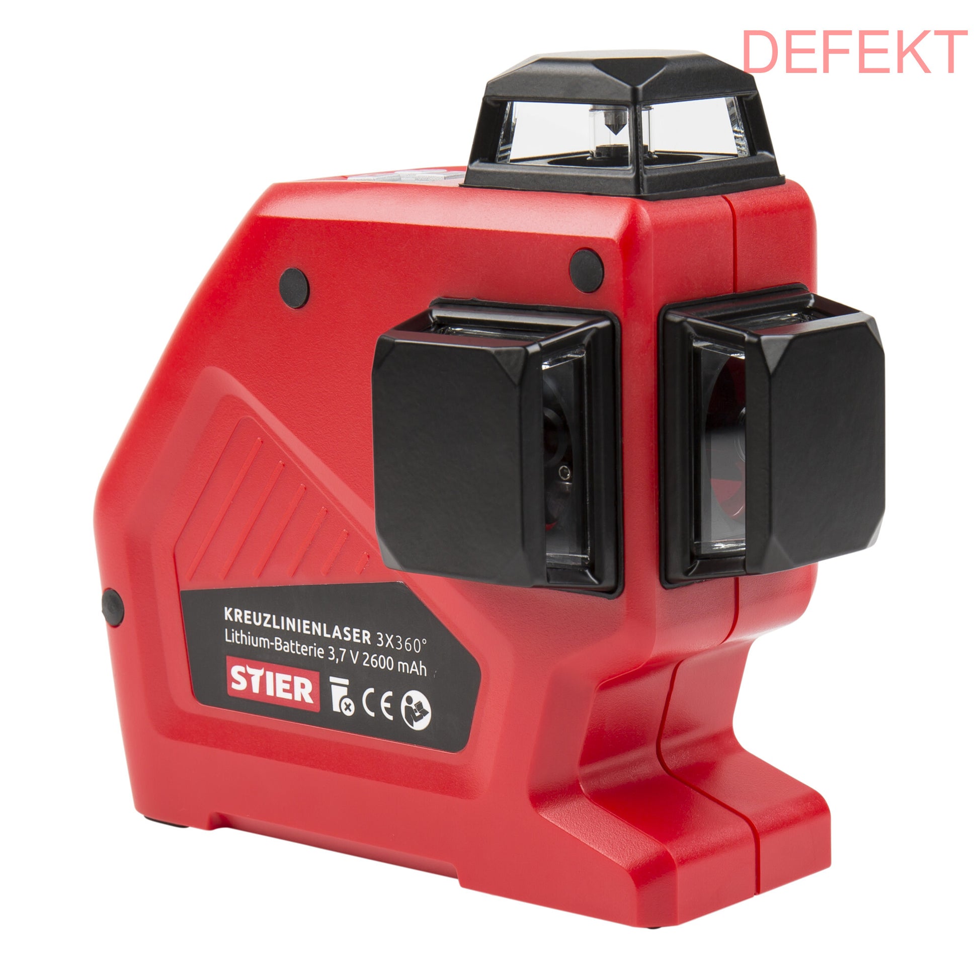 D-Ware Stier Kreuzlinienlaser 3x360° Automatische Selbstnivellierung Defektware - 4260439000774