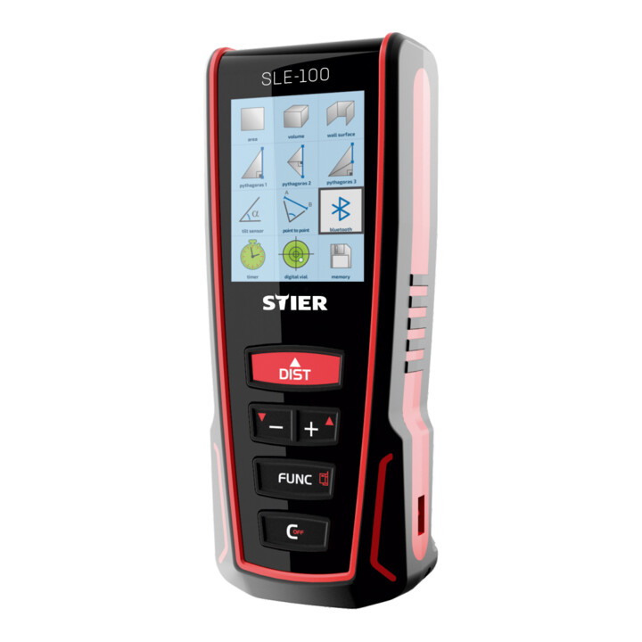 B-Ware Stier Laser Entfernungsmesser Distanzmesser 100 M Sle 100 Baustellengerät