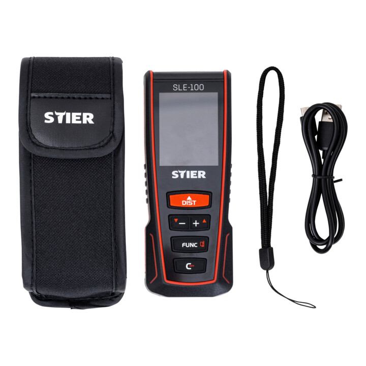 B-Ware Stier Laser Entfernungsmesser Distanzmesser 100 M Sle 100 Baustellengerät
