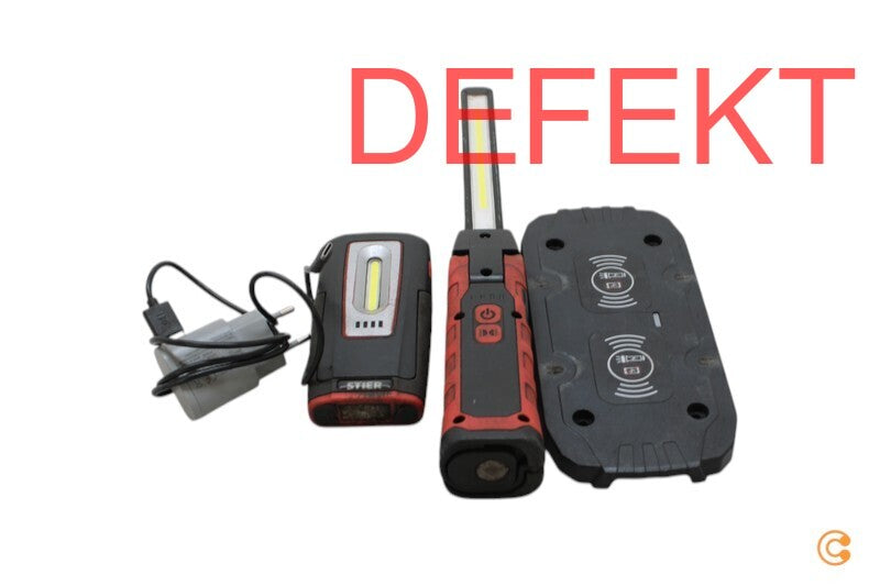 D-Ware Stier Led Arbeitsleuchten Set Werkstattlampe 300/1000 Lumen Defektware - 4251709632337