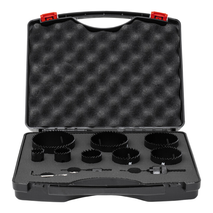 B-Ware Stier Lochsägen Elektrikerset Hss Co8 Bimetall 44mm Schnitttiefe 11 Teilig