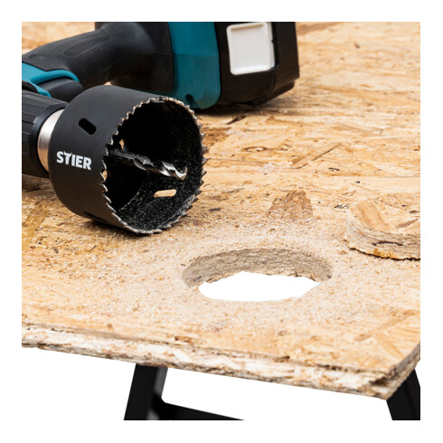 B-Ware Stier Lochsägen Set Hss Co8 Bimetall 17 Teilig + Adapter Dosenbohrer Bohrkronen  - 4251709617822