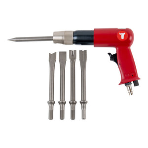 B-Ware Meißelhammer-Satz SMH-B 7-teilig Set Schlagbohrer Bohrmaschine Meißel Hammer