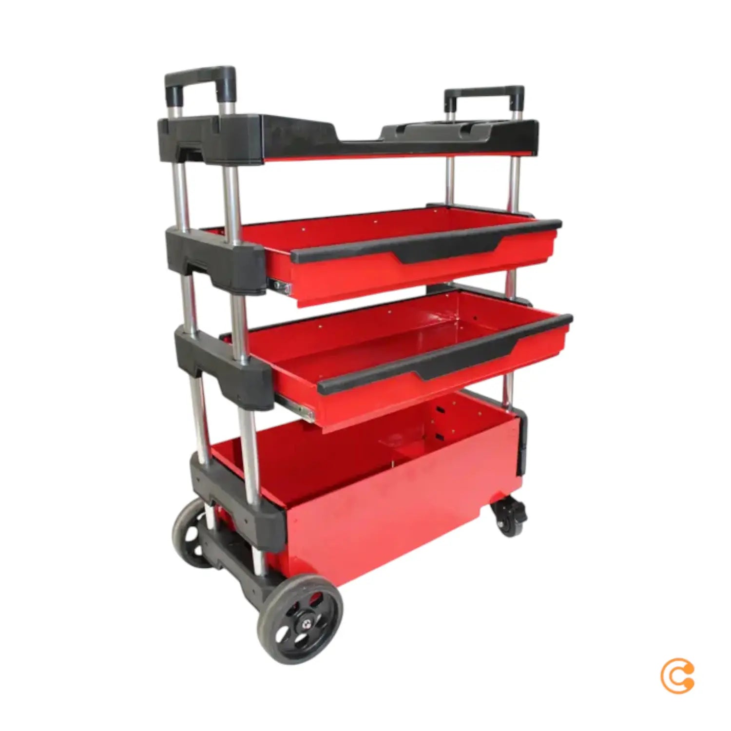 C-Ware Stier Montagewagen Werkstattwagen Klappbar 80kg Tragkraft 700x380x535mm962 - 4251709622277