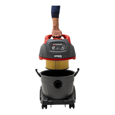 B-Ware Stier Nass & Trockensauger Snt 20 Premium 1400 W 20 L Staubsauger - 4251709614739