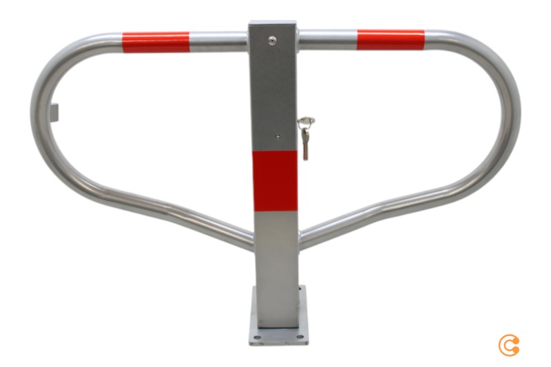 B-Ware Stier Parkbügel Parkplatzsperre Zylinderschloss 512x775x190mm Siehe Text/Foto49