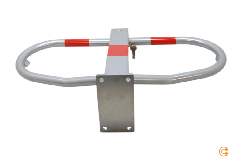 B-Ware Stier Parkbügel Parkplatzsperre Zylinderschloss 512x775x190mm Siehe Text/Foto49