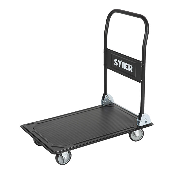 B-Ware Stier Plattformwagen Klappbar 300 Kg 910 X 610 Mm Transportwagen Handwagen Wagen