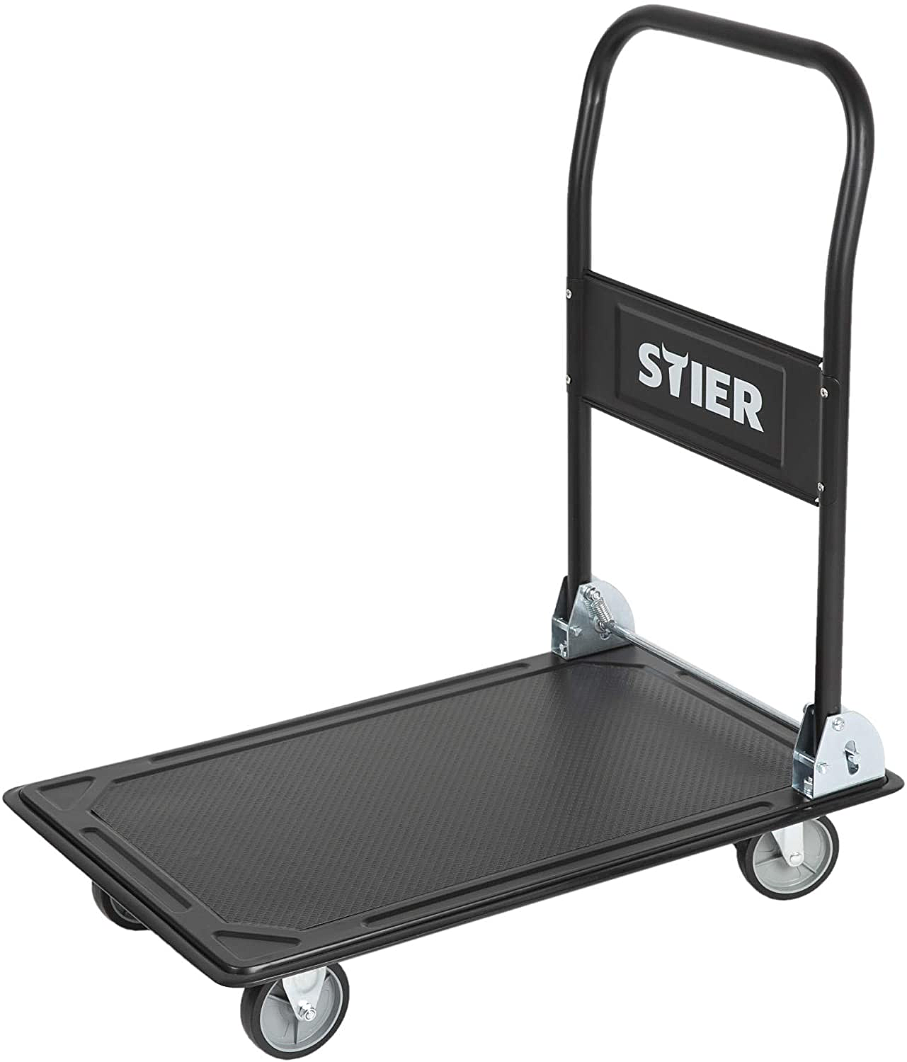 B-Ware Stier Plattformwagen Transportwagen Rollwagen Klappbar 150kg 735x470mm532 - 4251709612810