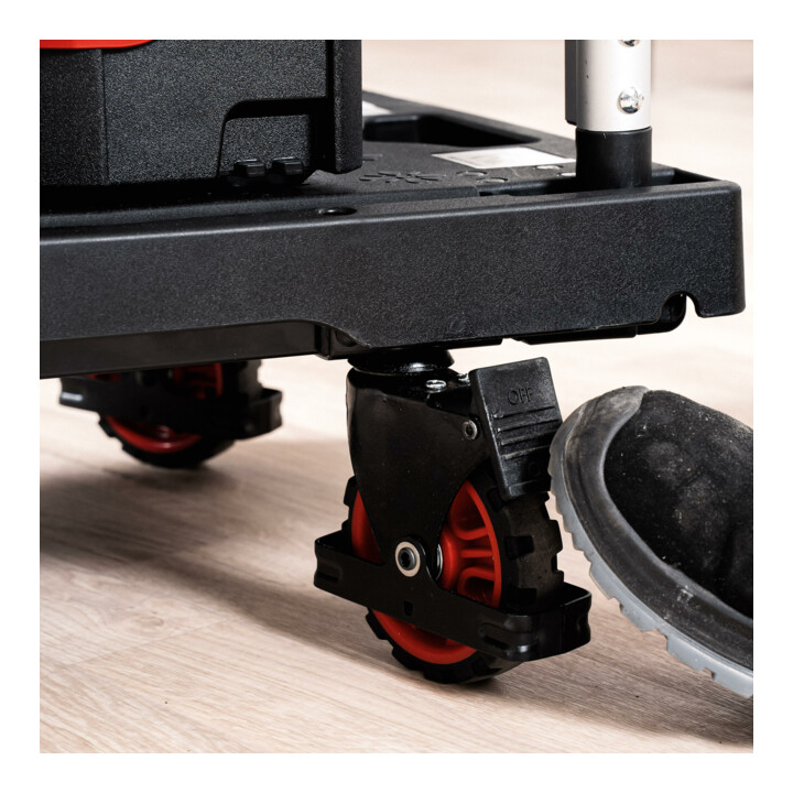 B-Ware Stier Plattformwagen Transportwagen Klappwagen 137kg Kunststoff Aluminium Gummi