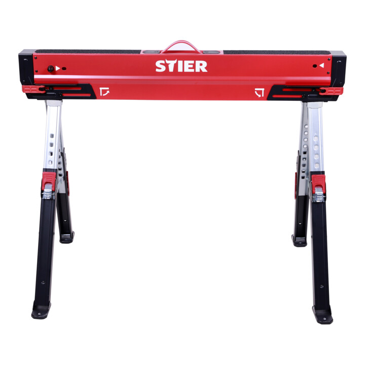 Stier Faltarbeitsbock Sägebock Werkbock Höhenverstellbar 590 Kg Stahl Single B-Ware - 4251709645801