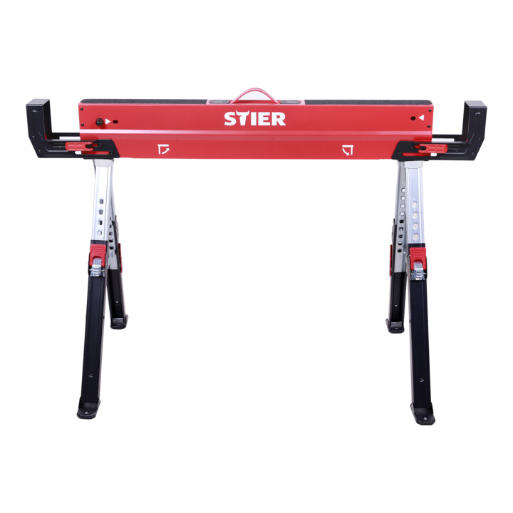 B-Ware Stier Faltarbeitsbock Sägebock Werkbock Höhenverstellbar 590 Kg Stahl Single