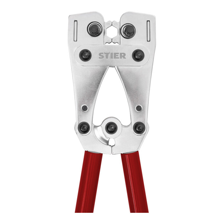 STIER Presszange Crimpzange 6-Kant 6-120 mm² Stahl verchromt 660mm - 4251709634713