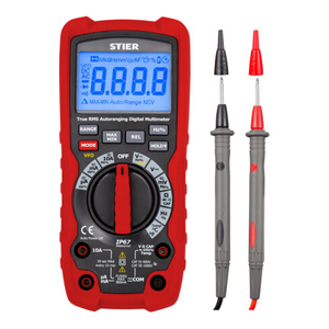 B-Ware Stier Multimeter Messgerät Volt Tester 1000 V Ac Dc Cat Iii Wasserdicht Ip67