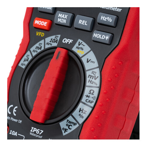 B-Ware Stier Multimeter Messgerät Volt Tester 1000 V Ac Dc Cat Iii Wasserdicht Ip67