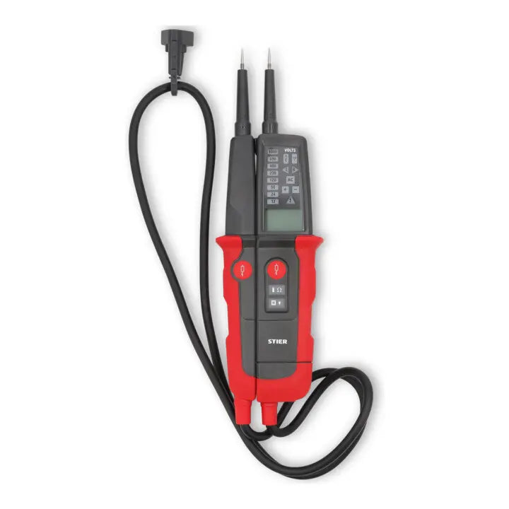 B-Ware Stier Spannungsprüfer Multimeter Profi Durchgangsprüfer Messgerät Led Lcd Ac/Dc - 4251709622925