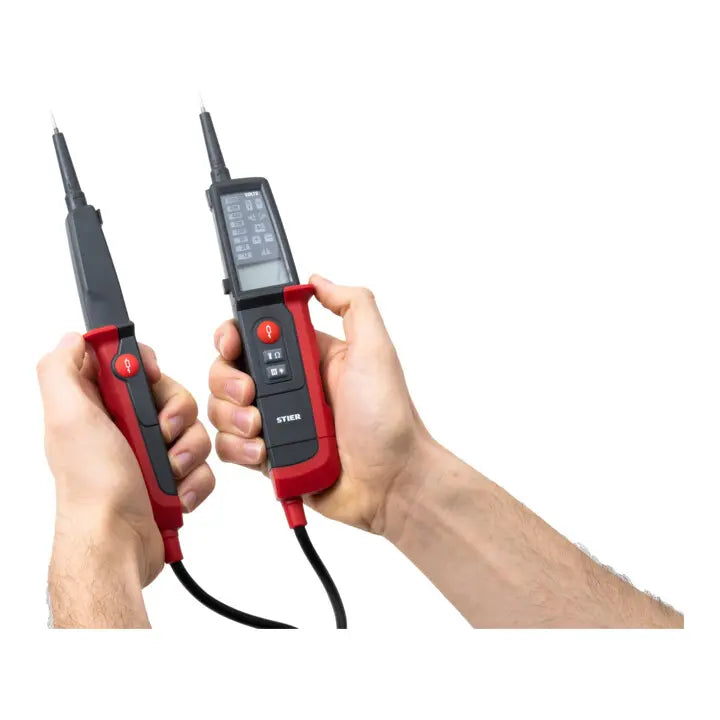 B-Ware Stier Spannungsprüfer Multimeter Profi Durchgangsprüfer Messgerät Led Lcd Ac701