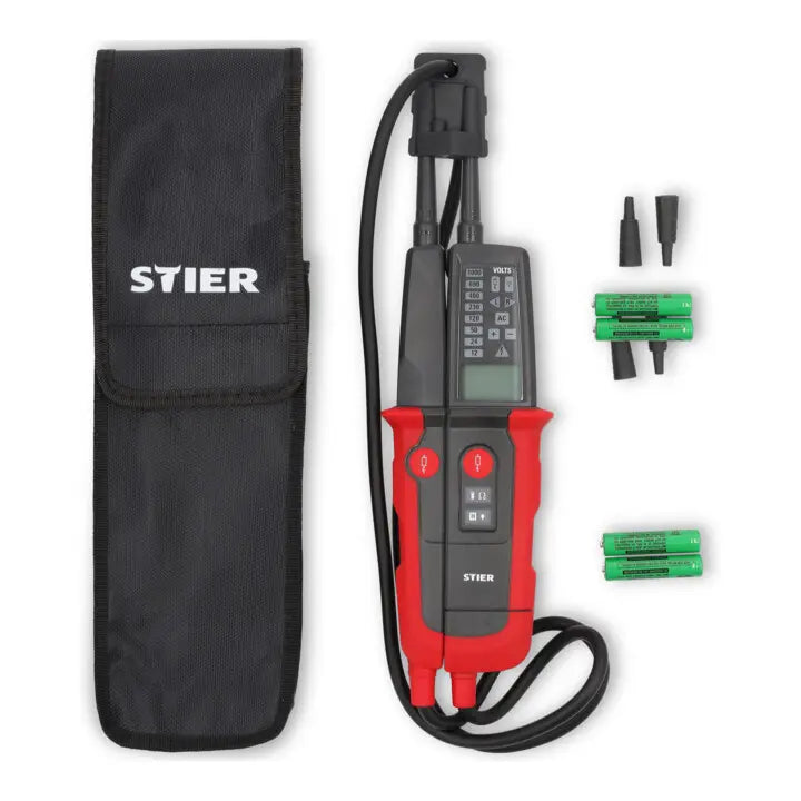 B-Ware Stier Spannungsprüfer Multimeter Profi Durchgangsprüfer Messgerät Led Lcd Ac/Dc - 4251709622925