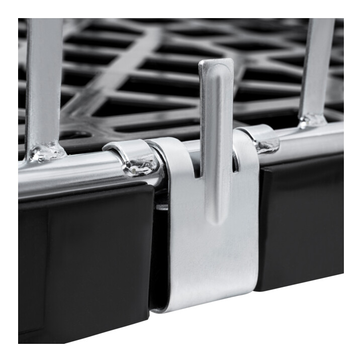 B-Ware Stier Rollbehälter Rollwagen Transportwagen Verzinkt Kunststoffplatte 3 Seitig