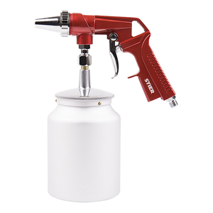 B-Ware Stier Sandstrahlpistole Ssp 1000 Arbeitsdruck 5 10 Bar Fassungsvermögen 1 L