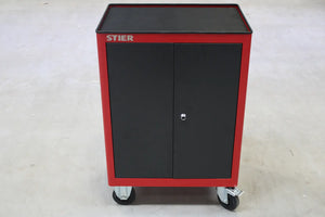 B-Ware Stier Schrankwagen Wagen Werkzeugschrank Rot 2 Böden Verstellbar Siehe Text
