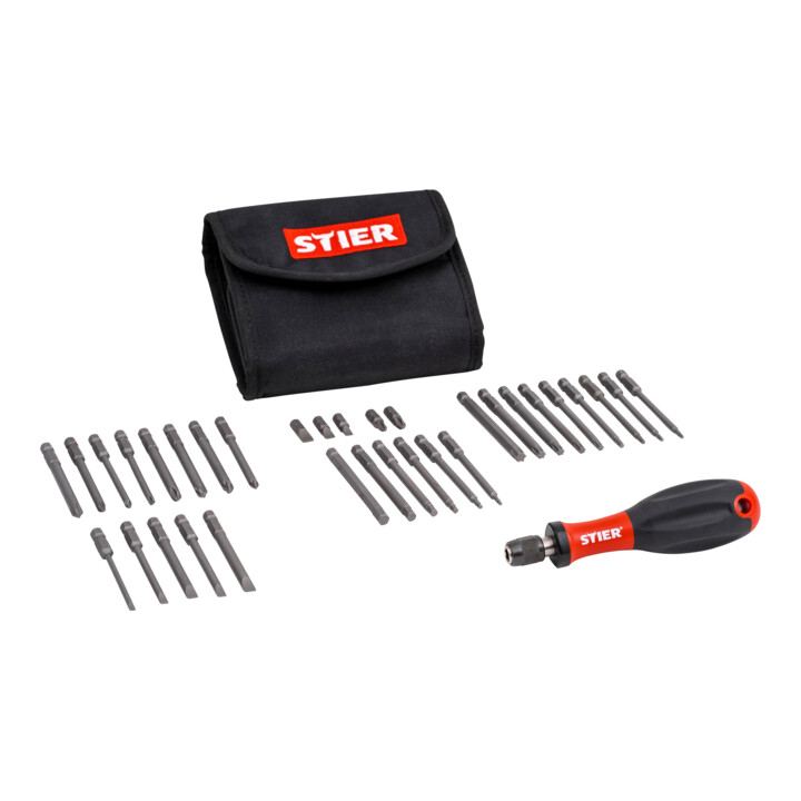 Stier Schraubendreher Satz Set Wechselklingen Werkzeug 38 Teilig Textiltasche B-Ware - 4251709615644