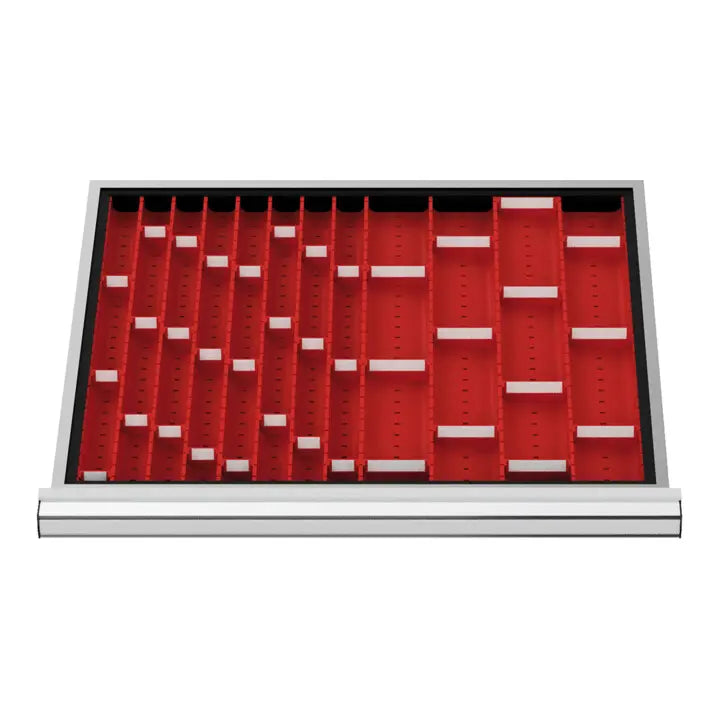 B-Ware Stier Schubladeneinteilung Einsatz Muldenplatten Organizer Rot Kunststoff 6 Mp - 4251709608882