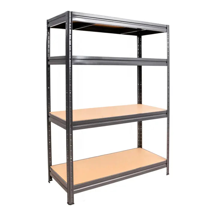 B-Ware Stier Schwerlastregal Lagerregal Fachbodenregal Stahl Graphit 1770x1800x60 Mm - 4251709633143