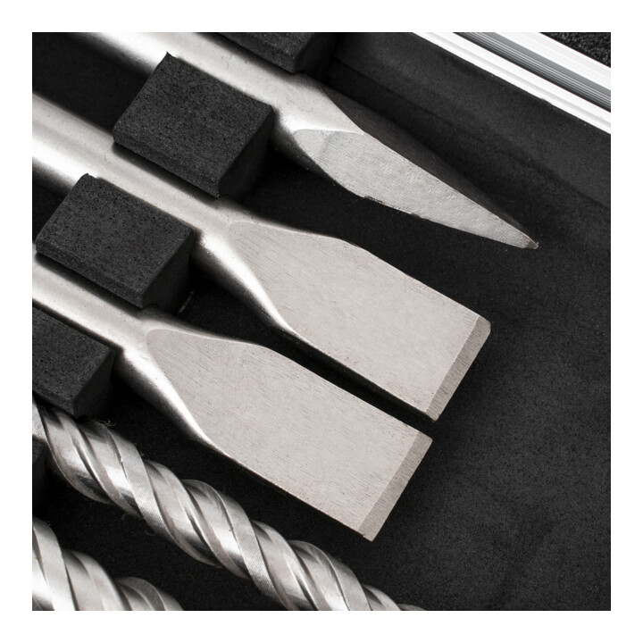 B-Ware Stier Sds Max Bohrer Meißelsatz Set Bohrerwerkzeug 7 Tlg 400mm 500mm Hochwertig - 4251709628453