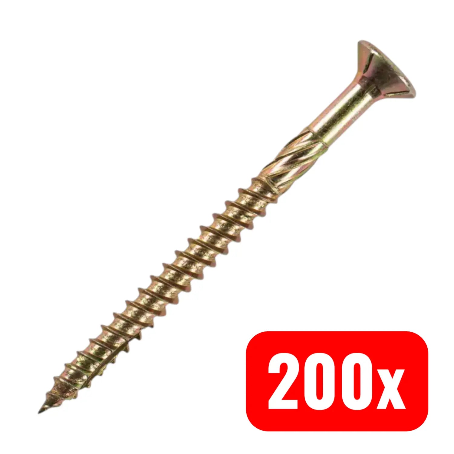 B-Ware Stier Schraube Spanplattenschraube 6x100 Mm Stahl Gelb Tx 30 Senkkopf 200 Stück - 4260438994722