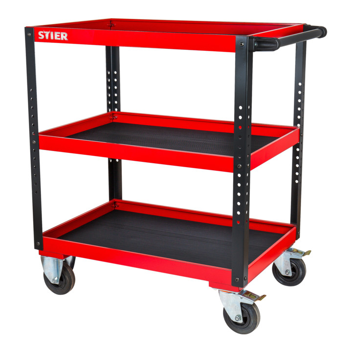 B-Ware Stier Servicewagen Rollwagen Werkzeugwagen Hx Bx T 969x894x543 Mm Stahlblech - 4251709612490