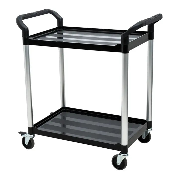 B-Ware Stier Servierwagen Transportwagen Rollwagen 2 Etagen Kunststoff 860x480x930 Mm - 4251709617013