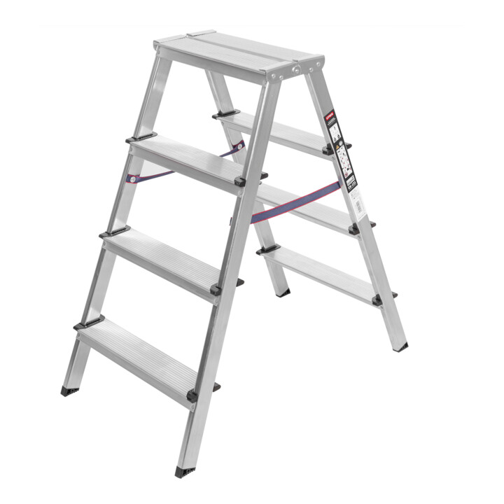 Stier Stufen Stehleiter Klappleiter Leiter Klapp Leiter Fi 4 Beidseitig Begehbar B-Ware - 4251709644095