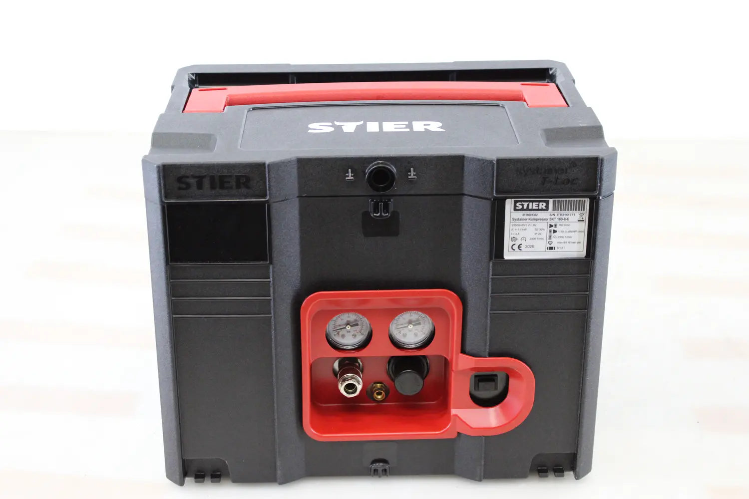 B-Ware Stier Systainer Kompressor Set Druckluftnagler Kompressor Siehe Text/Foto - 4251709626480