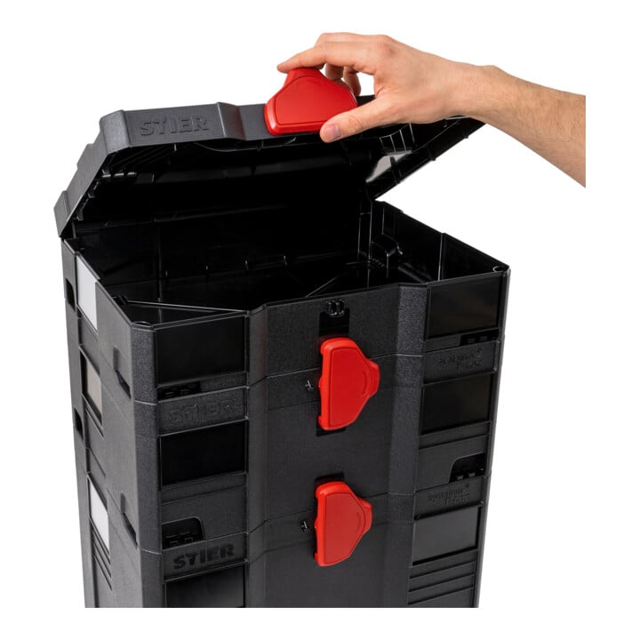 Stier Systainer Set Boxen Aufbewahrung Schwarz 3 Teilig Micro Systainer Gratis  B-Ware - 4251709626473
